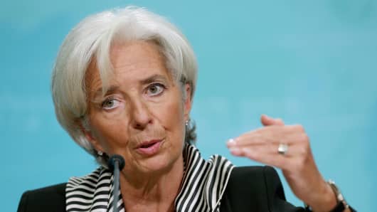 International Monetary Fund Managing Director Christine Lagarde