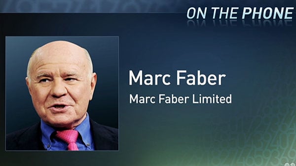 Marc Faber: Equity Valuations No Longer Inexpensive