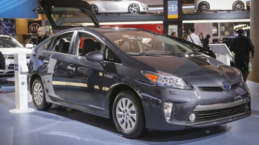 Toyota Prius Plug-in Hybrid.