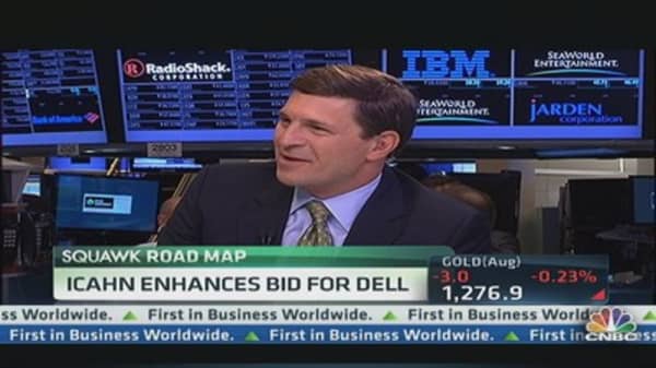 Icahn Sweetens Bid for Dell