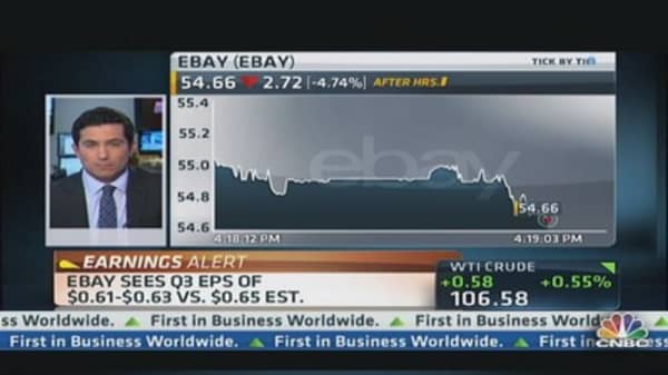 eBay Q2 earnings out