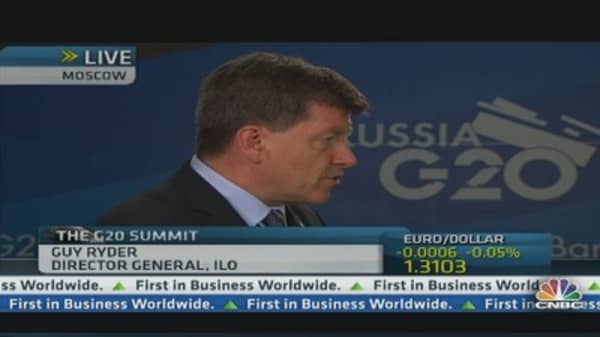 ILO's Ryder: G20 needs to 'change course'