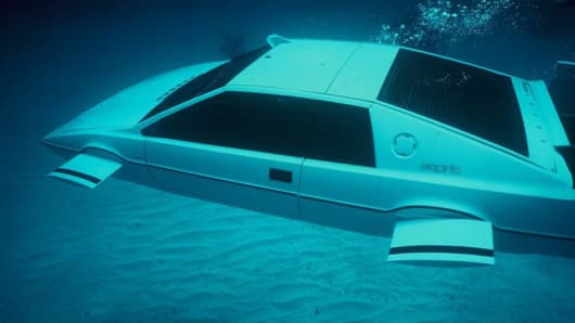 James Bond's underwater Lotus from the "Spy Who Loved Me".