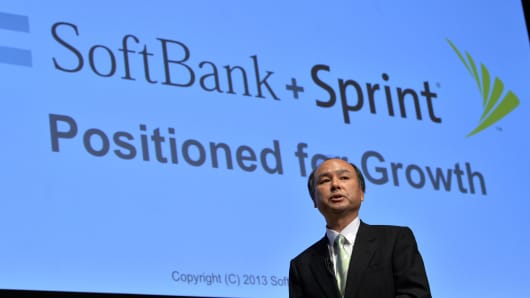 Softbank president Masayoshi Son