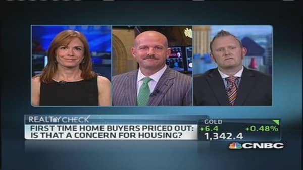 First-time home buyers priced out