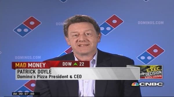 Domino's CEO: Excited about where we are