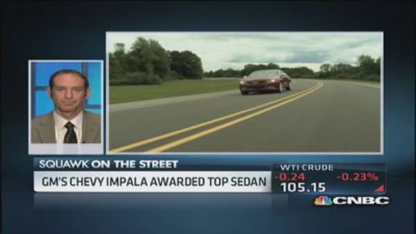 Chevy Impala top new sedan