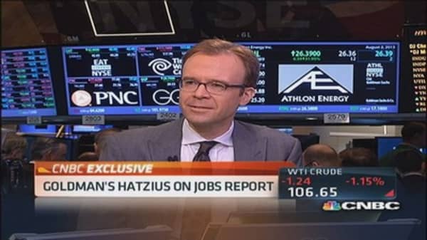 Goldman's Hatzius on jobs report