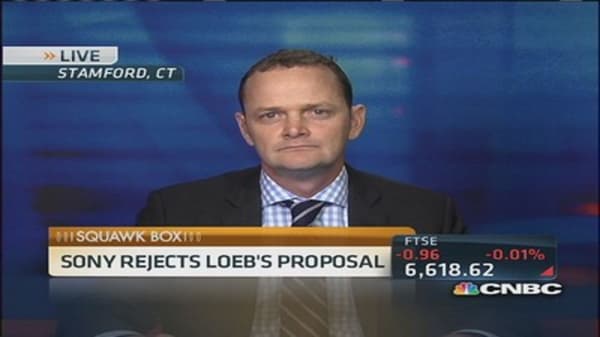 Sony rejects Dan Loeb's spinoff plan