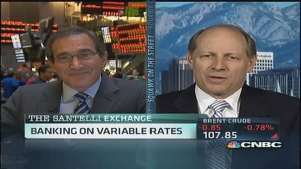 Santelli: 'playing chicken' with interest rates