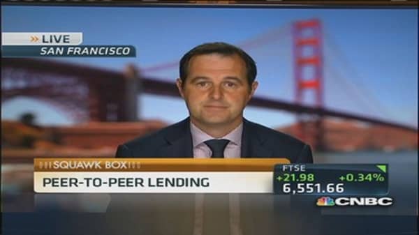 Shadow Banking: Peer-to-peer lending increasing