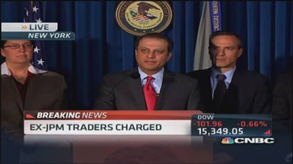 Bharara states charges to ex-JPM traders