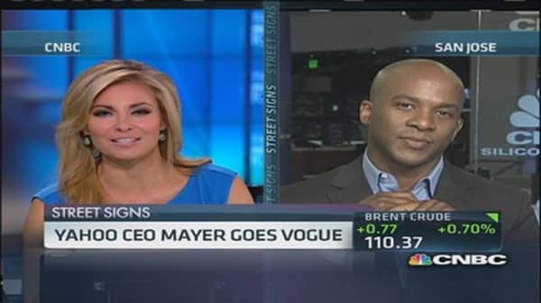 Yahoo CEO Mayer goes 'Vogue'