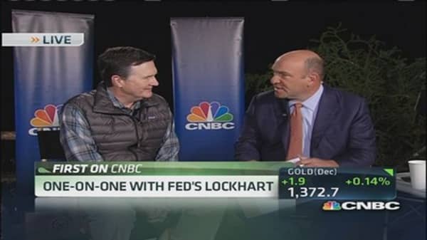 Lockhart: Relaxed as a Fed banker can be