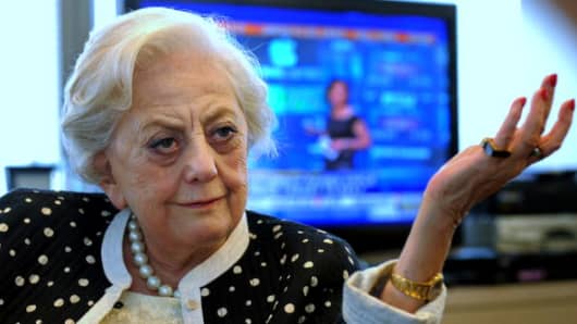 Muriel Siebert, the first woman to ever hold a seat on the New York Stock Exchange.