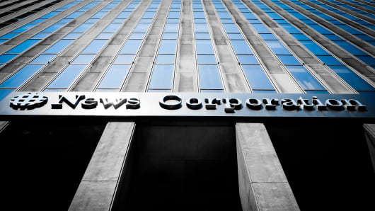 News Corporation headquarters in New York.