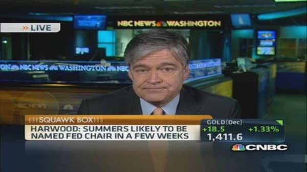 Summers likely pick for Fed chair: Harwood 