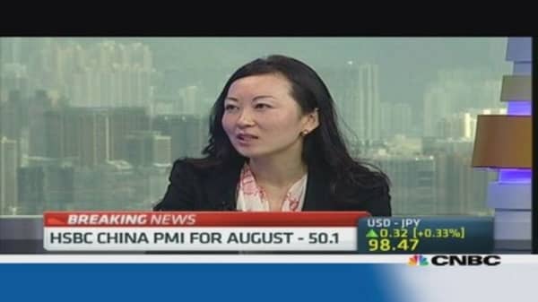 PMI data shows China as stabilizing factor