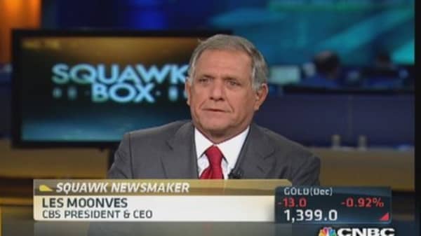 Very pleased with TWC deal: Moonves