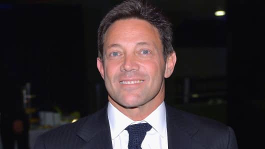 Writer Jordan Belfort attends the 'The Wolf Of Wall Street' premiere after party at Roseland Ballroom on December 17, 2013 in New York City.