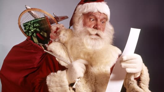 Santa and list
