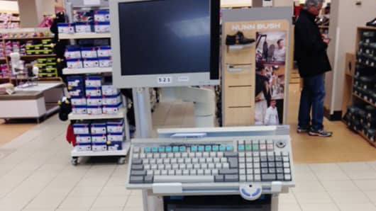 A great example of underinvestment at Sears – an IBM computer. Oh, and it’s unmanned.