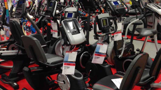 Are you fit enough to hurdle these machines to browse the fitness aisle?