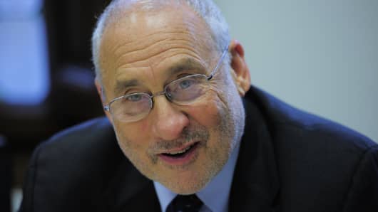 US economist Joseph Stiglitz