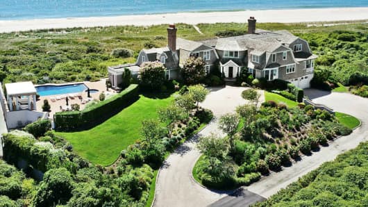 A beachfront home in South Hampton.