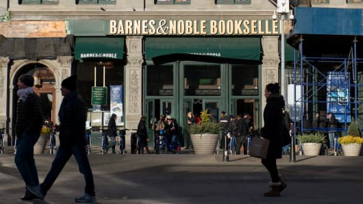 Barnes & Noble Fires CEO Demos Parneros For Violating Company Policies by Christine Wang for CNBC