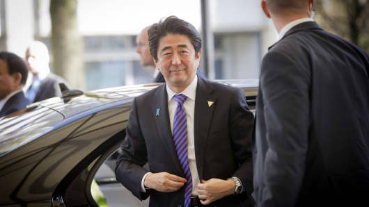 Prime Minister of Japan Shinzo Abe.