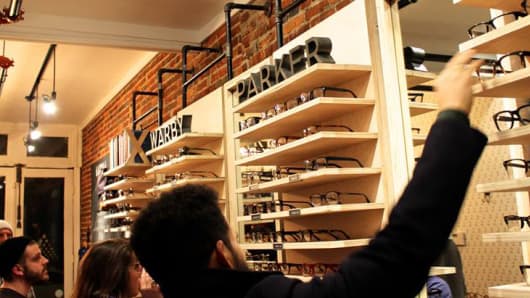 Reusable: Warby Parker retail store