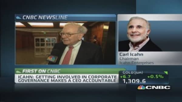Icahn: Can't look at companies as fraternity
