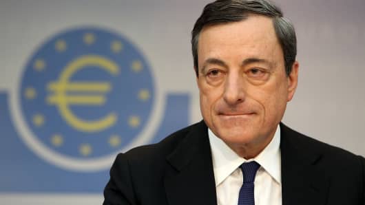 Mario Draghi, President of the European Central Bank (ECB).