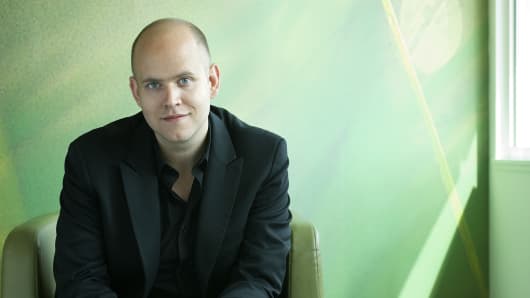 Daniel Ek, co-founder and CEO of Spotify