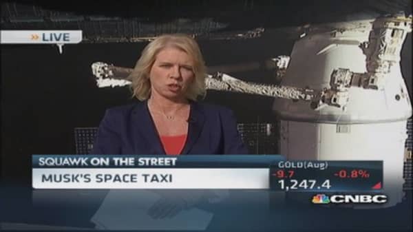 The SpaceX space taxi 