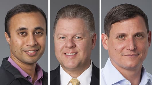 (left to right) Sumit Agarwal, Justin Call and Derek Smith, co-founders of Shape Security