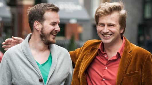 Taavet Hinrikus and Kristo Käärmann, founders of TransferWise
