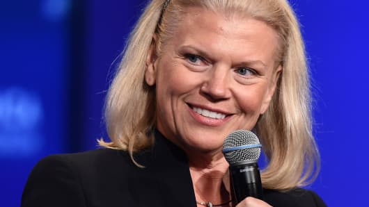 Virginia Rometty, Chairman, President and CEO of IBM.