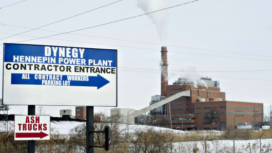 Hennepin Power Plant, owned by Dynegy Inc., stands in Hennepin, Illinois.
