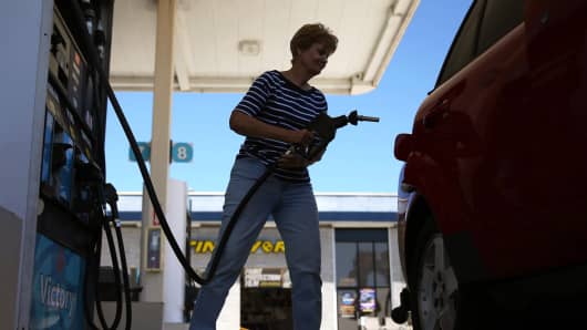Gas pump gasoline prices