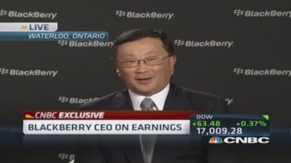 BlackBerry CEO: Cash positon strong