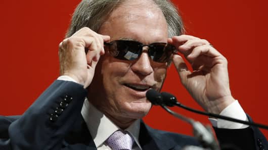 While Bill Gross still primarily is allocated to the U.S. bond market, he warned investors at year-end that he views "the current environment with caution."