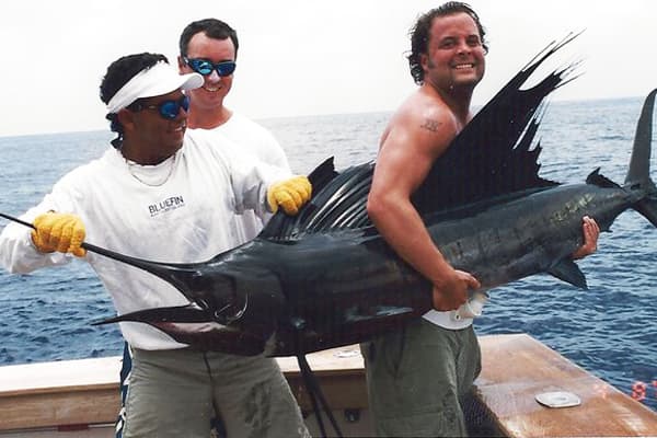 “I even went fishing in Costa Rica and caught a giant sailfish – a status symbol of a man who had everything! I was happy for like five seconds.” – Turney Duff