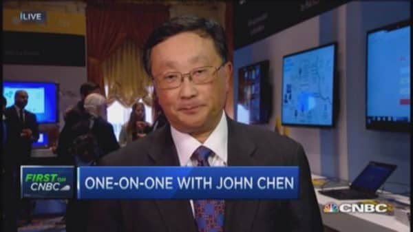 BlackBerry CEO: Not worried about competing