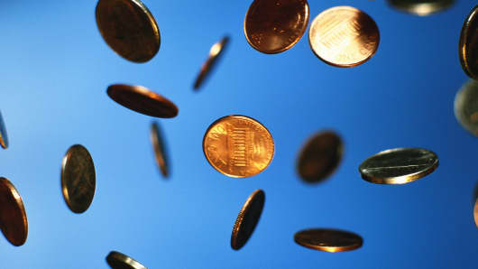 copper pennies
