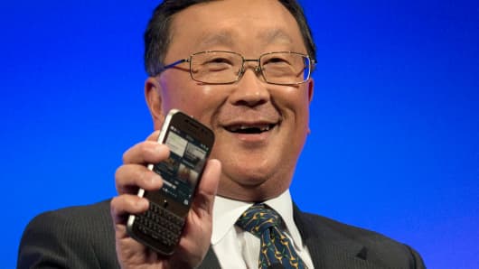 BlackBerry Chief Executive John Chen