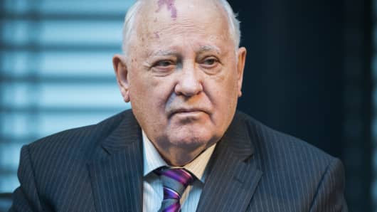 Former President of the Soviet Union Mikhail Gorbachev last November.