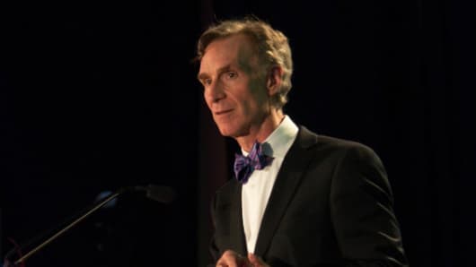 Bill Nye, “The Science Guy,” speaking at the Toshiba/NSTA ExploraVision Gala 2014