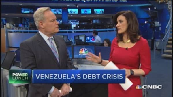 Venezuela's debt crisis 